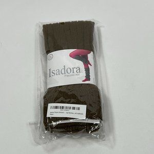 Leg warmers by Isadora Paccini, brown knit 18" for‎ boots and booties, cocoa